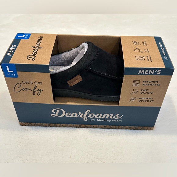 Dearfoams Men's Memory Foam Slipper - Picture 12 of 16